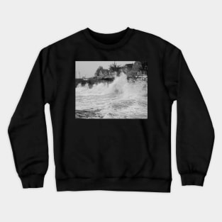 A slight splash on the Lynn Waterfront Lynn MA Storm Crewneck Sweatshirt